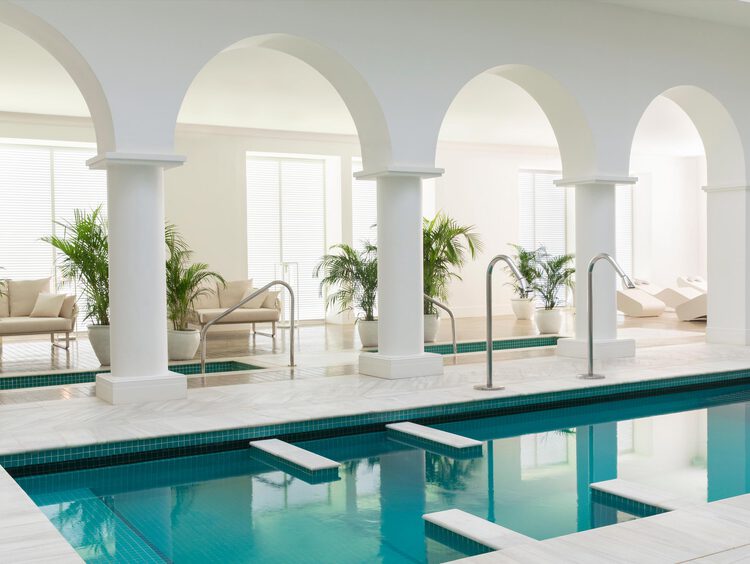 Hydrotherapy Pool at a Spa Resort